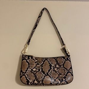 Brandy Melville Snake Print Shoulder Bag
